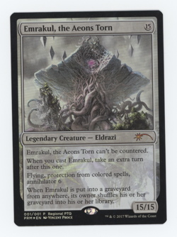 MTG Emrakul, the Aeons Torn - FOIL - RPTQ Promo (NM condition) - Image 1