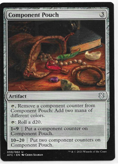 Component Pouch Magic the Gathering Commander Adventures in the Forgotten Realms - Image 1
