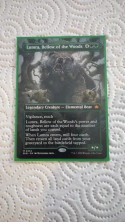 Lumra, Bellow of the Woods (Borderless) (0342) Bloomburrow Regular - Image 3