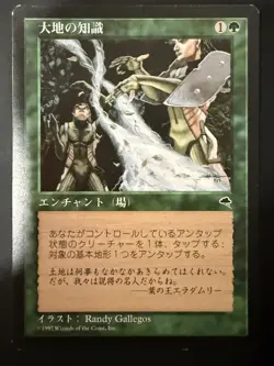 MTG Magic the Gathering - Earthcraft, TMP (Japanese) - Lightly Played ???? - Image 1