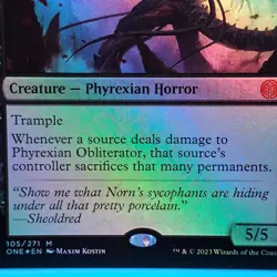 Phyrexian Obliterator Phyrexia: All Will Be One Foil - Image 2