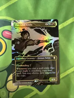 x1 Fire Lord Azula (0313) - Foil - Borderless R MTG Avatar: The Last Airbender M - Image 1