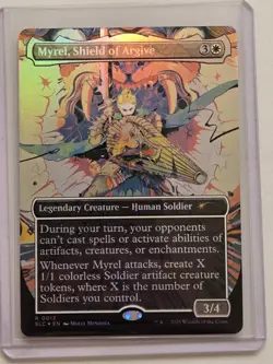 Myrel Shield of Argive Secret Lair Foil Encyclopedia Magica MTG Magic - Image 1