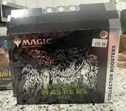 MTG Double Masters 2022 Collector Booster Box 4 Packs, English, New Sealed - Image 1