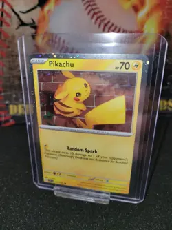 Pokemon TCG Temporal Forces Pikachu Cosmos Holo 051/162 - Image 1