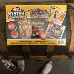 Pokemon - 2025 Mega Mystery Power Box - Meijer Exclusive - New & Sealed - Image 1