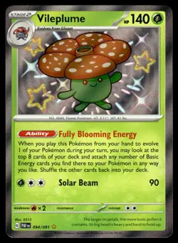 2024 Scarlet & Violet Series - Paldean Fates Vileplume Illustration Rare #94 - Image 1
