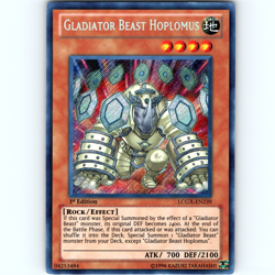 Yugioh Gladiator Beast Hoplomus LCGX-EN239 1st Edition Secret Rare Holo - NM ?? - Image 1