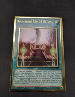 Numeron Chaos Ritual - MGED-EN050 - Yugioh - Maximum Gold - NM - MISPRINT - Image 3