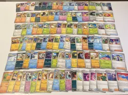 Pokemon Cards Lot. 100+ Card Lot! Lot #109 . Bulk Lot. Starts At A Low Price! - Image 1