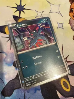 Pokemon TCG Phantasmal Flames Sneasel 020 Promo Card - Image 3
