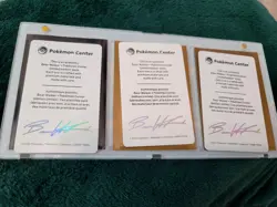 Bear Walker Limited Edition Cards. Jolteon/flareon/vaporeon +display Case. - Image 2
