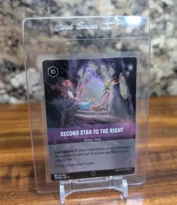 Disney Lorcana Second Star to the Right (Enchanted) Holo Ursula's Return 210/204 - Image 3