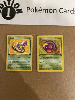 Ekans 1st Edition Pokemon Card Lot Vintage WOTC - Image 1