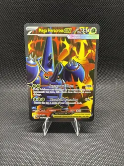 Mega Heracross ex FULL ART 108/094 Pokemon Cards Phantasmal Flames - PACK FRESH - Image 1