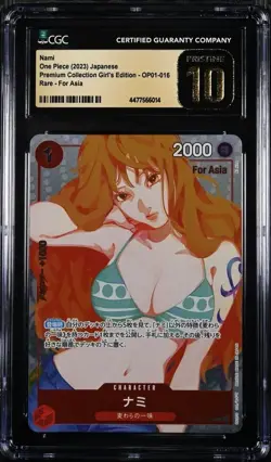 CGC 10 Nami OP01-016 R - Premium Card Collection (Girls Edition) (8) - Image 1