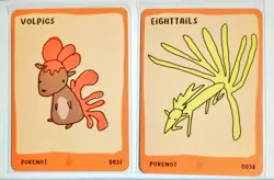 Pokenots Volpics & Eighttails - Dysfunctional Passholder Pokenots 151 Card - Image 1