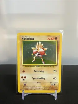 Nockchan (German Hitmonchan) 7/102 - Base Set - Holo Rare Pokemon Card TCG - Image 1