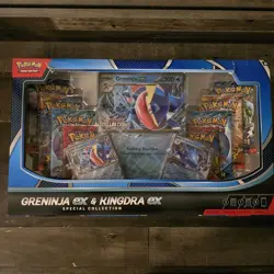 Pokemon Trading Card Game Greninja ex and Kingdra ex Special Collection Box - Image 1
