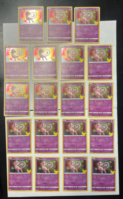 Mew 011/025 Pokemon TCG Celebrations (2021) - Holo Rare Card Lot of (19) 📈📈 - Image 1
