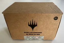 MTG Secret Lair 20 Ways to Win Commander Deck New Foil Card Set - UNSEALED MINT - Image 1