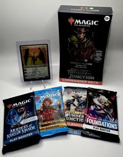 Magic The Gathering Outlaws Thunder Junction Deluxe Commander Kit Desert Bloom - Image 1