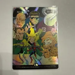 Hex - 0017 - M - Borderless - FOIL Marvel's Spider-Man - MTG Magic - NM - Image 1