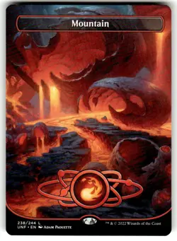Mountain (238) (Borderless) Unfinity Regular MTG - Image 1