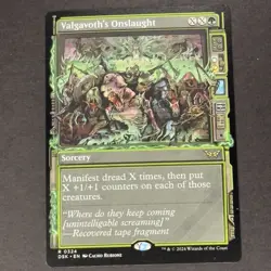 Valgavoth's Onslaught (Showcase) Duskmourn: House of Horror Regular - Image 1