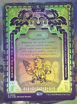 1x FOIL Field Of The Dead MTG Encyclopedia Of Magic Secret Lair NM - Image 1