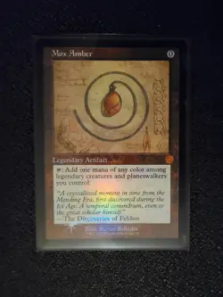 The Brothers' War Mox Amber FOIL NM Retro Frame Artifacts Schematic - Image 1