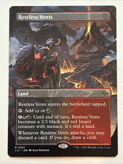 MTG The Lost Caverns of Ixalan Restless Vents Borderless 0351 NM Rare - Image 1