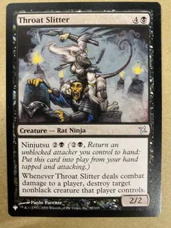 MTG 1x Throat Slitter 88 The List - Betrayers of Kamigawa Magic Gathering x1 NM - Image 1