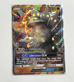 POKEMON 2018 ZYGARDE GX SM122 BLACK STAR PROMO CARD - EX/MINT - Image 1