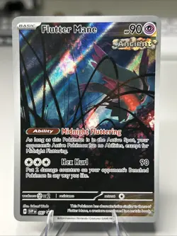 Flutter Mane Scarlet and Violet Black Star Promo 097 Holo TCG Pokemon Card - Image 1