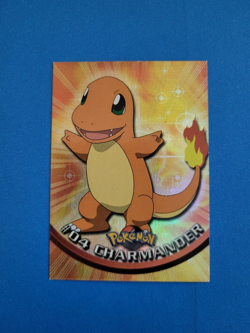 Topps Pokemon #04 Charmander HOLO/FOIL CARD - TV Animation Edition, 1999 - Image 1