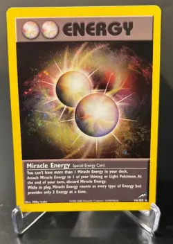 2002 Pokemon TCG Miracle Energy 16/105 Neo Destiny Holo Ungraded - Image 1
