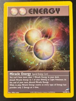 2002 Pokemon TCG Miracle Energy 16/105 Neo Destiny Holo Ungraded - Image 2