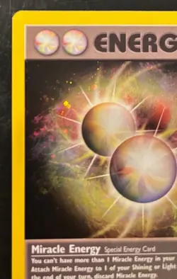 2002 Pokemon TCG Miracle Energy 16/105 Neo Destiny Holo Ungraded - Image 4