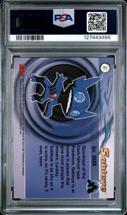 2003 TOPPS POKEMON ADVANCED #67 SABLEYE PSA 9 - Image 2