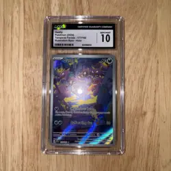 CGC 10 Gastly 177/162 Pokemon Temporal Forces Illustration Rare 2024 - Image 2