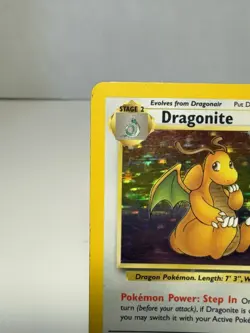 Pokemon TCG Vintage WOTC Dragonite Fossil 4/62 Unlimited Holo Rare - Image 3
