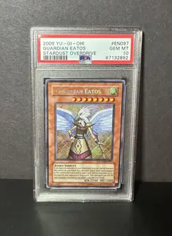 GUARDIAN EATOS PSA 10 SOVR-EN097 SECRET RARE UNLIMITED EDITION YUGIOH TCG POP 20 - Image 1