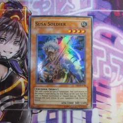 1X SUSA SOLDIER DB2-EN178 SUPER UNLIMITED NEAR MINT YUGIOH - Image 1