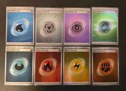 151 Reverse Holo Energy Set Of 8 Scarlet & Violet 151 Set Pokemon Cards - Image 1