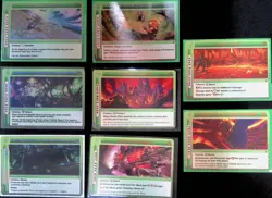 Chaotic 8-Card Super Rare/Gold Letter Rare Location Lot TCG CCG (*) - Image 1