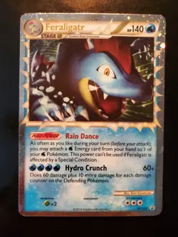 Feraligatr Prime HGSS07 Holo Black Star Promo Pokemon TCG Card Lightly Played LP - Image 2