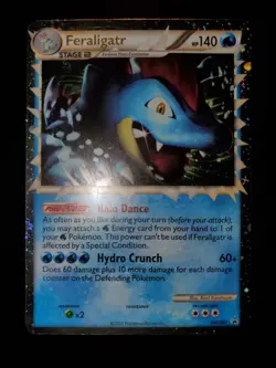 Feraligatr Prime HGSS07 Holo Black Star Promo Pokemon TCG Card Lightly Played LP - Image 3