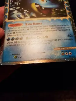 Feraligatr Prime HGSS07 Holo Black Star Promo Pokemon TCG Card Lightly Played LP - Image 4