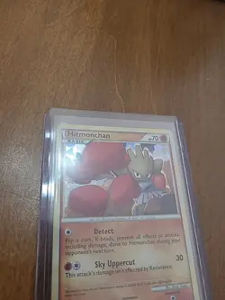 Hitmonchan HGSS24 HeartGold & SoulSilver Black Star Promo Holo Pokemon Card LP - Image 3